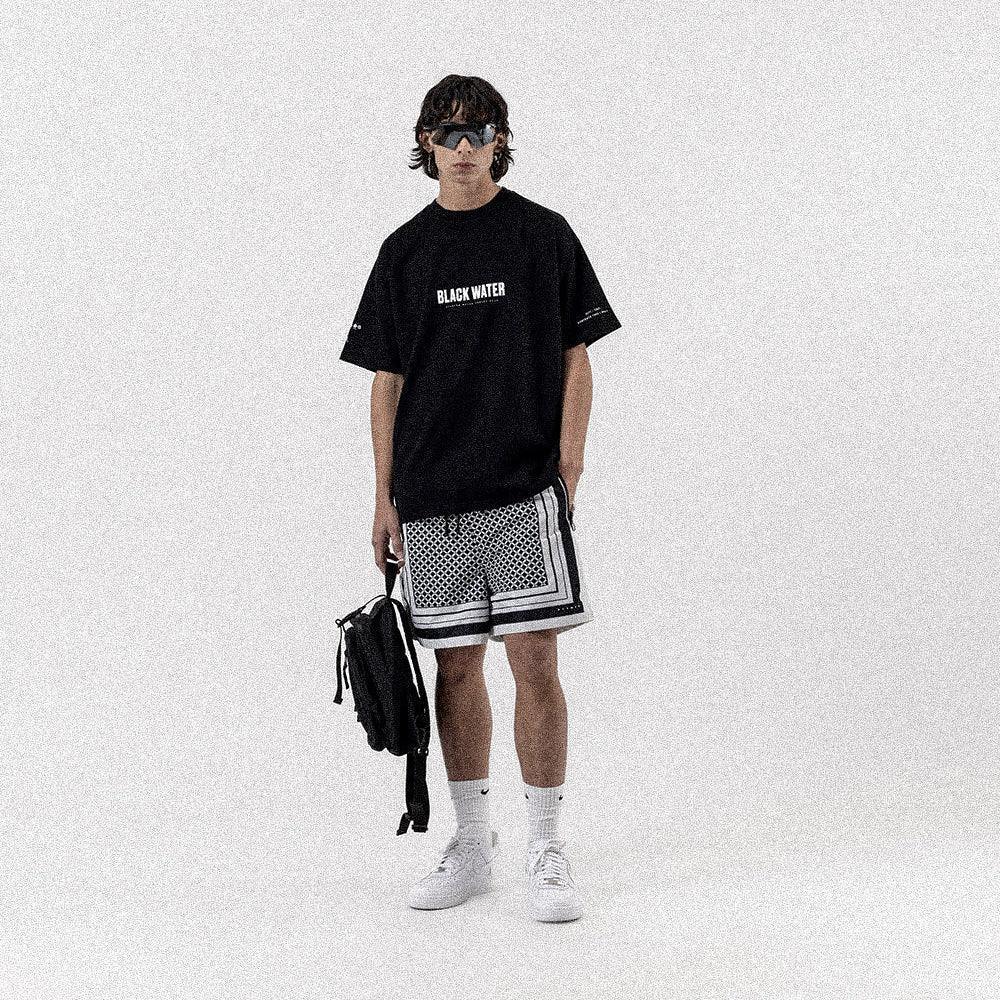 Black Water Relaxed Tee - STAMPD - VENTURER