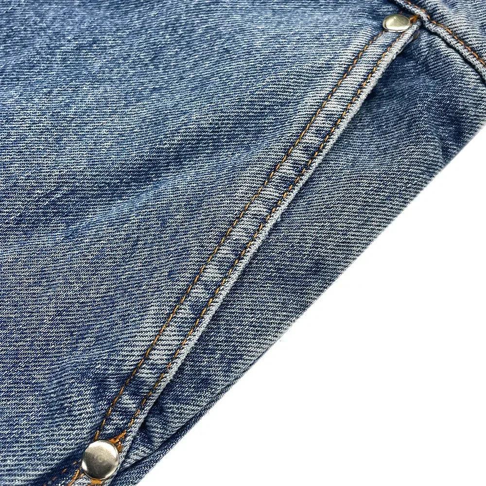Logo Grid Cuff Wide Leg Jeans - JW ANDERSON - VENTURER