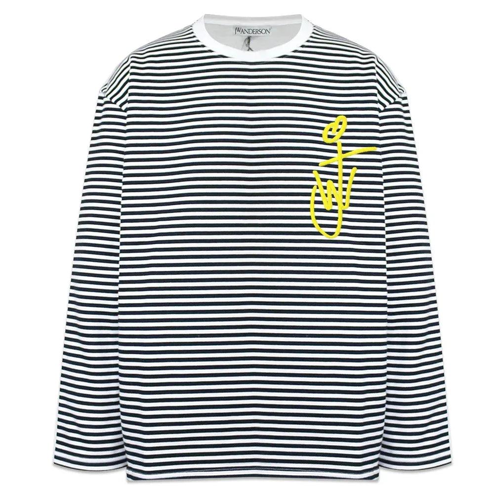 Scribble Anchor Logo LS T-Shirt - JW ANDERSON - VENTURER