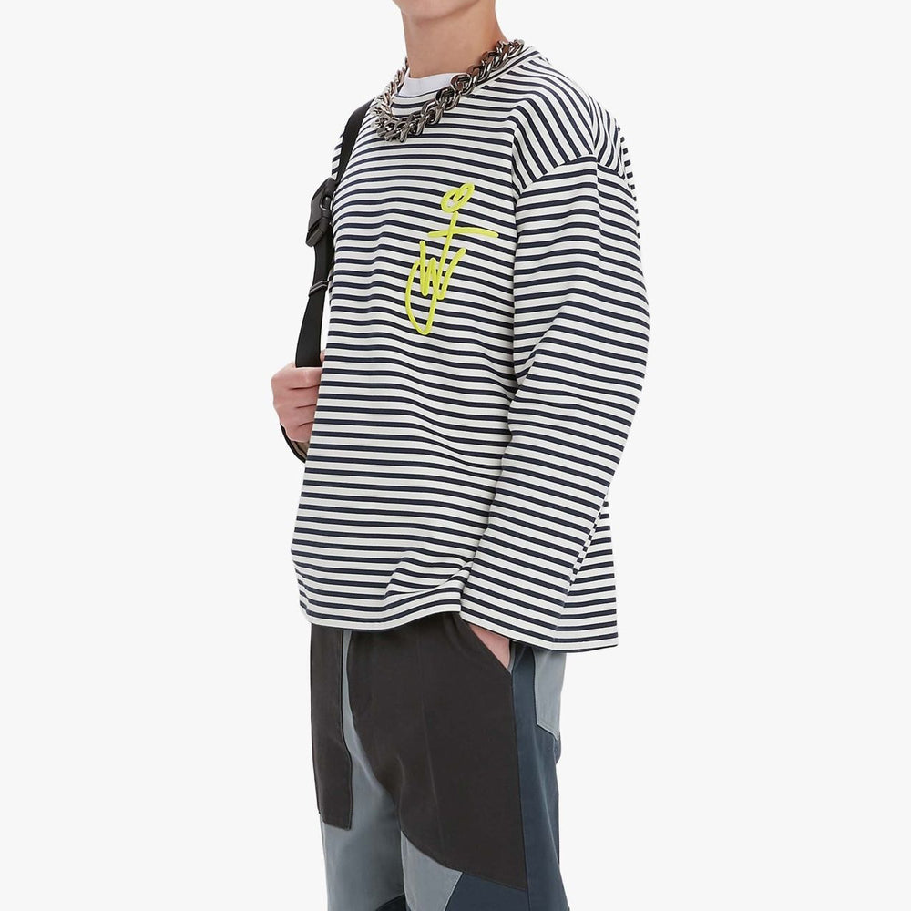 Scribble Anchor Logo LS T-Shirt