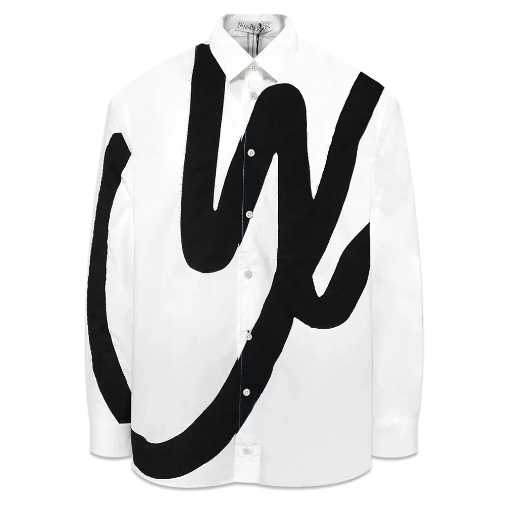 JWA Logo Applique Shirt - JW ANDERSON - VENTURER