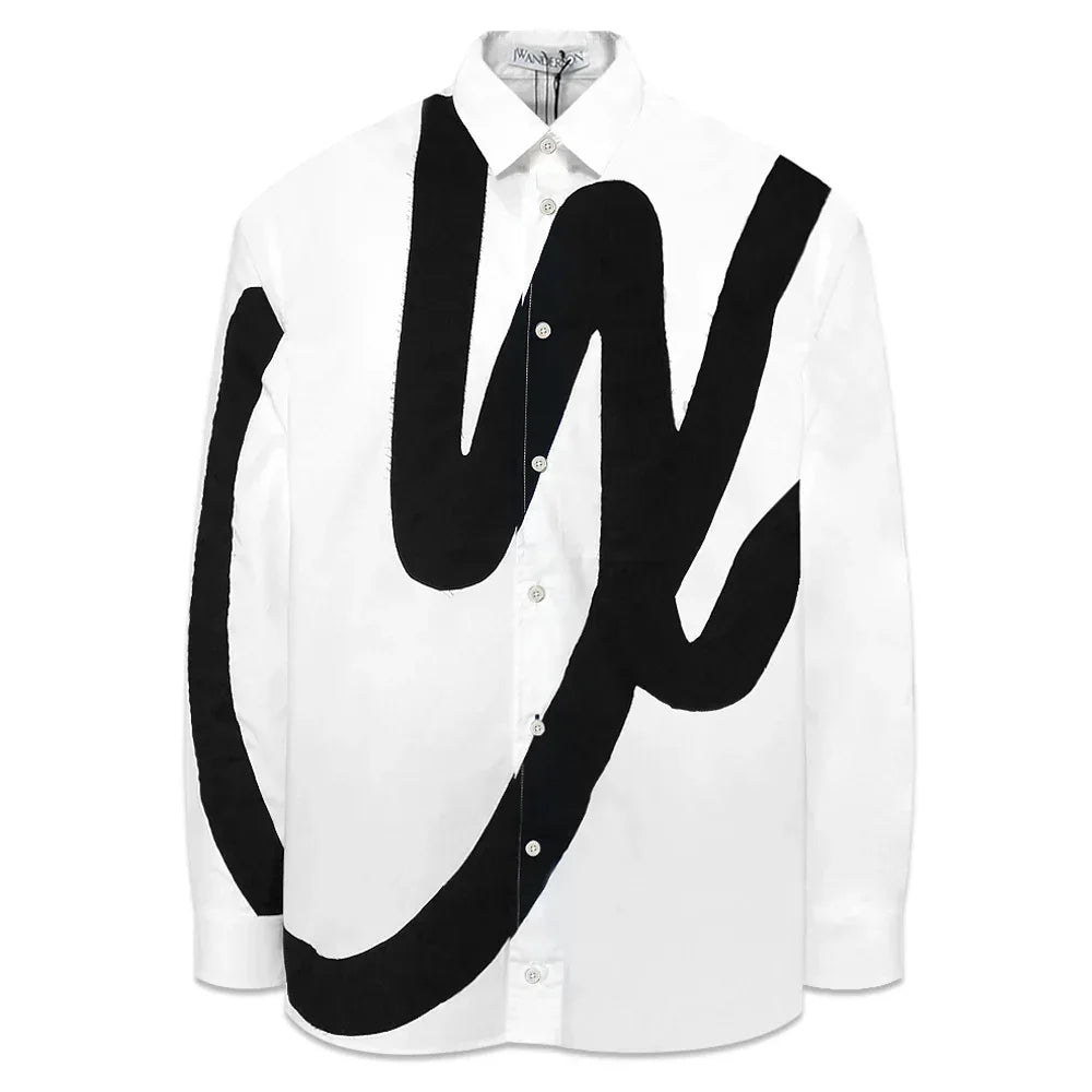 JWA Logo Applique Shirt - JW ANDERSON - VENTURER