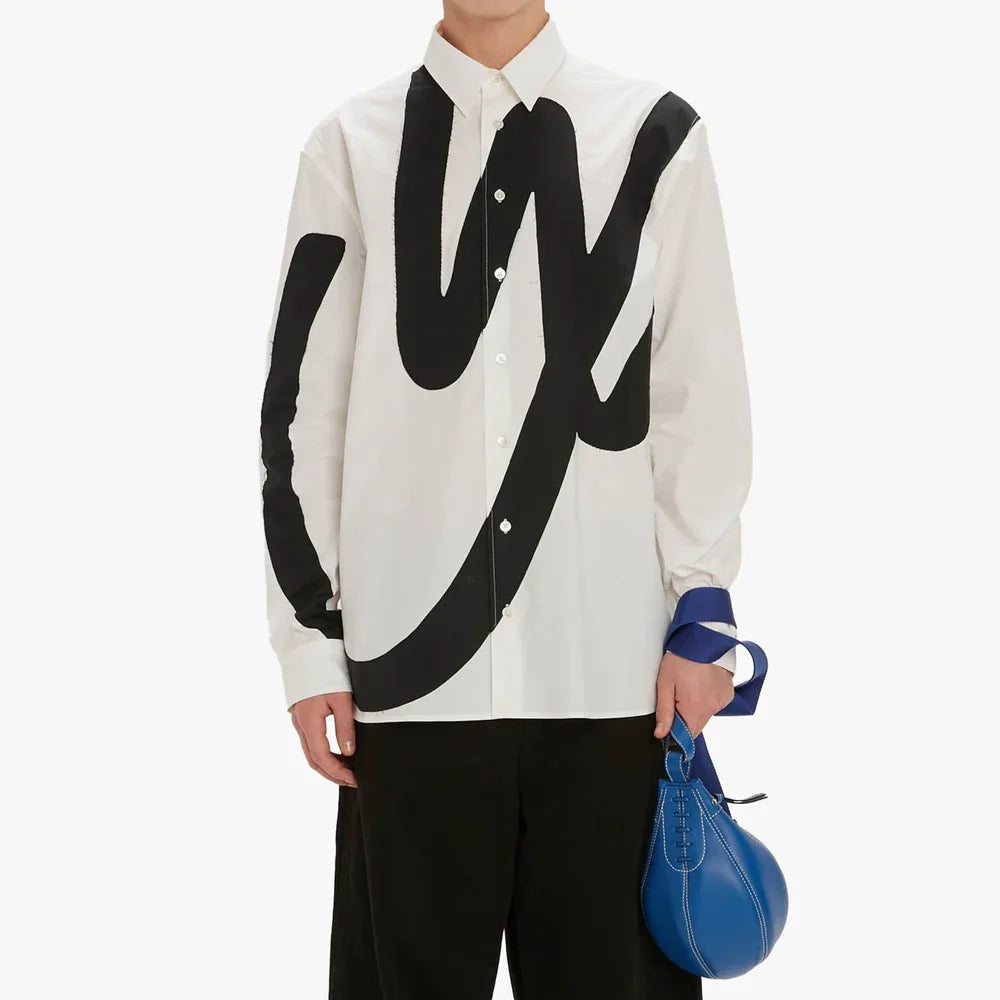 JWA Logo Applique Shirt - JW ANDERSON - VENTURER