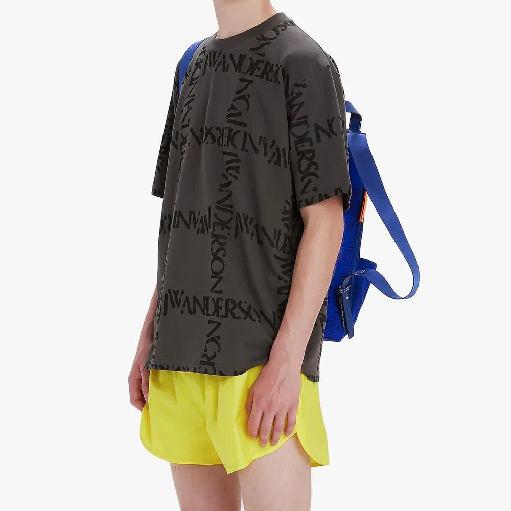 Oversize Logo Grid T-Shirt - JW ANDERSON - VENTURER