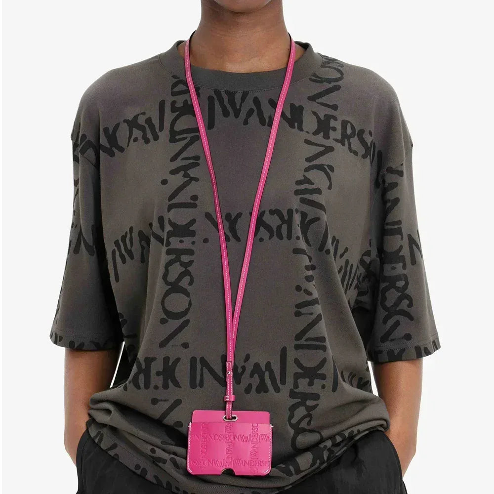 Oversize Logo Grid T-Shirt - JW ANDERSON - VENTURER