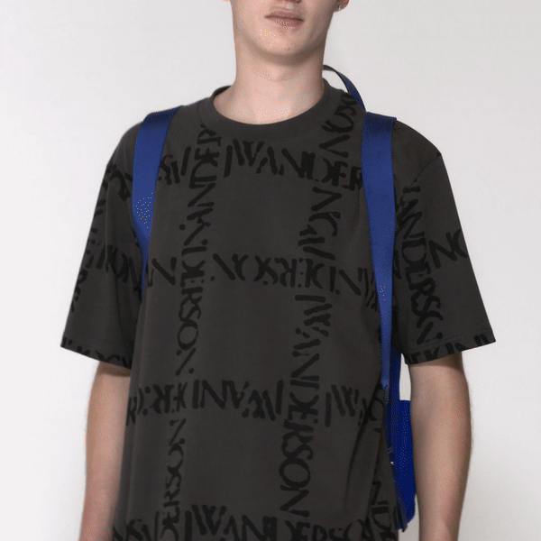 Oversize Logo Grid T-Shirt