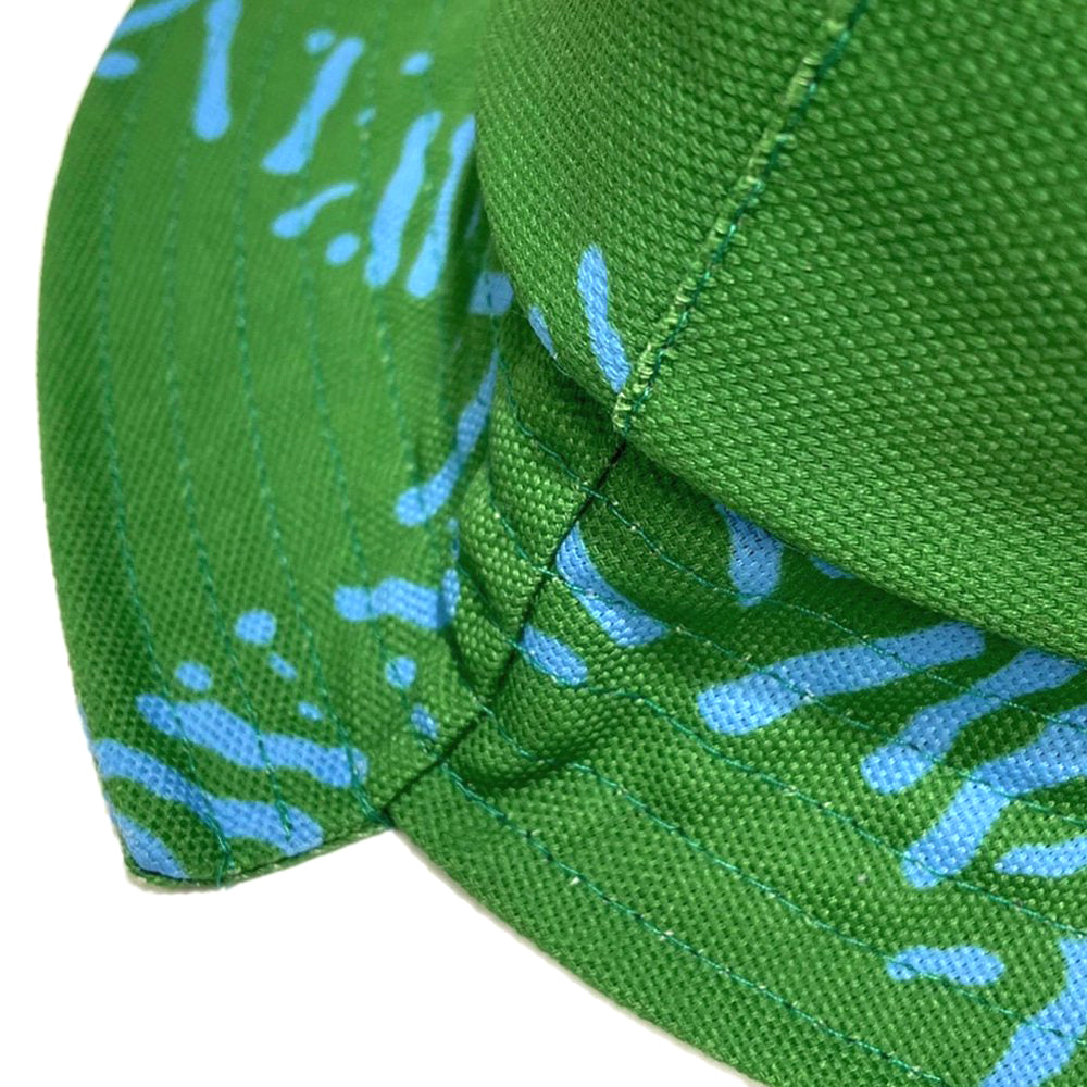 Logo Grid Asymmetric Bucket Hat