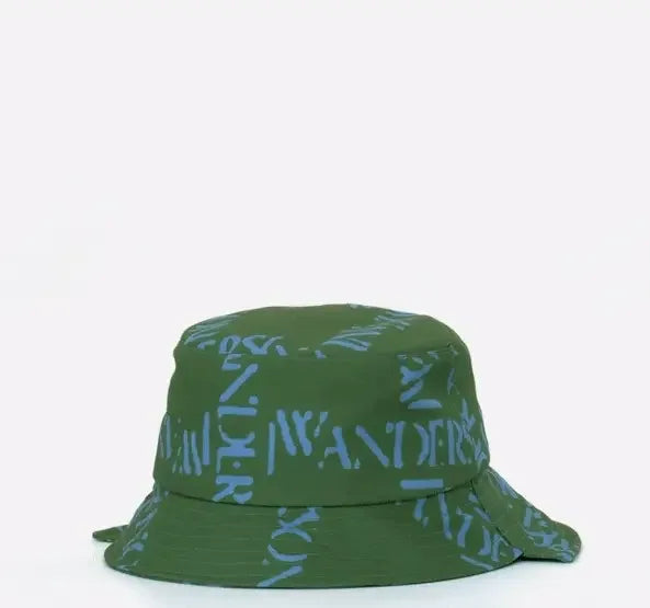 Logo Grid Asymmetric Bucket Hat - JW ANDERSON - VENTURER