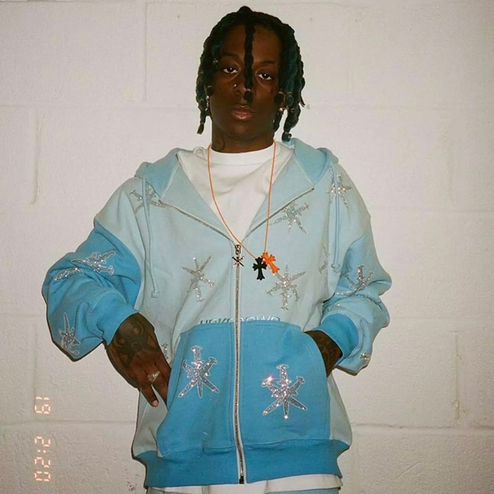 Dagger Rhinestone Joggers