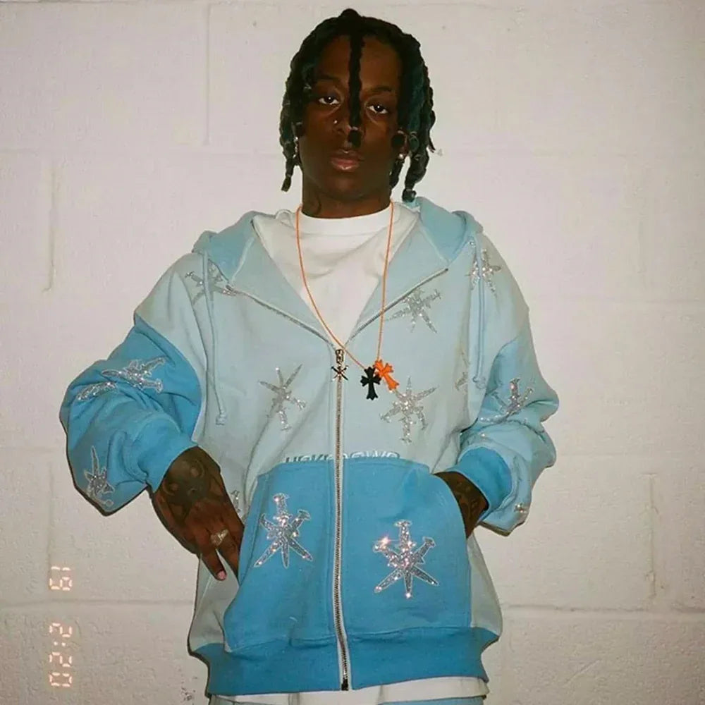 Dagger Rhinestone Joggers - UNKNOWN LONDON - VENTURER