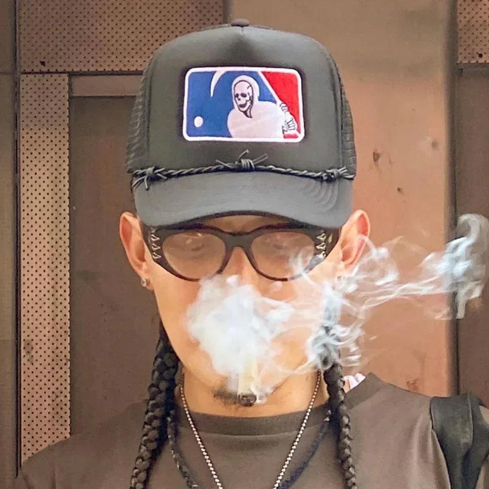 Santa Muerte Trucker Hat - LOSO NYC - VENTURER