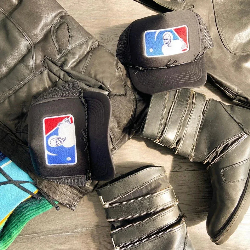 Santa Muerte Trucker Hat - LOSO NYC - VENTURER