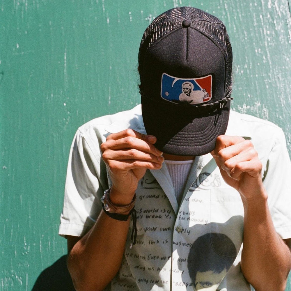 Santa Muerte Trucker Hat