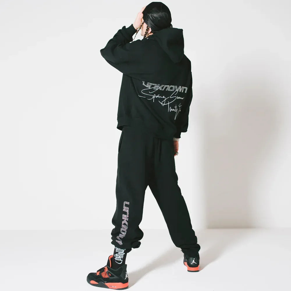 Signature Rhinestone Joggers - UNKNOWN LONDON - VENTURER