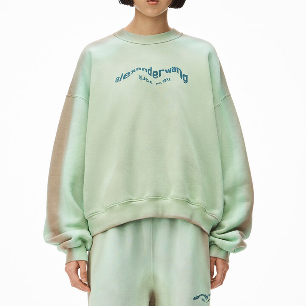 Warp Logo Garment Dye Sweatshirt