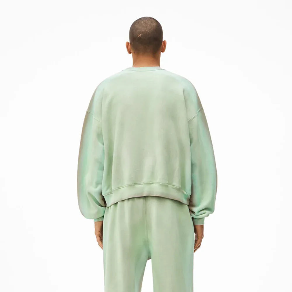 Warp Logo Garment Dye Sweatshirt - ALEXANDER WANG - VENTURER