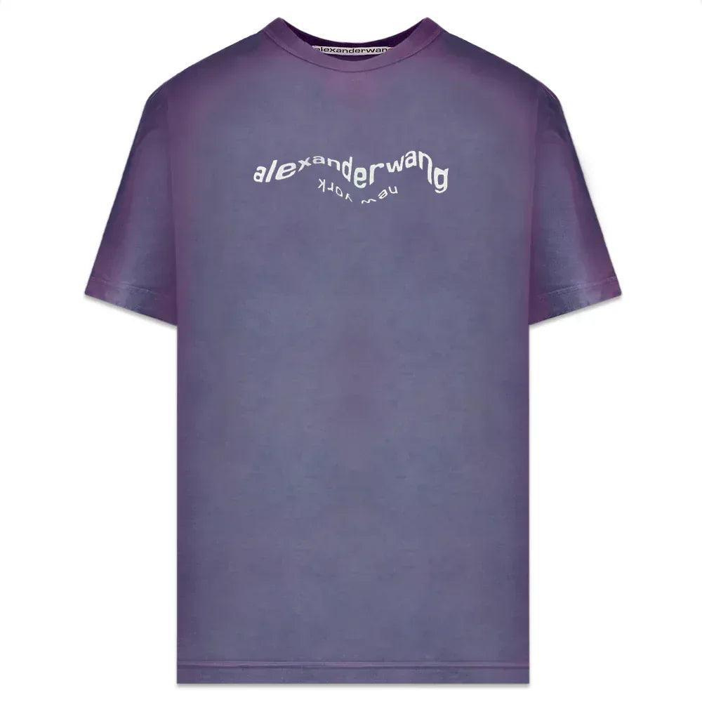 Warp Logo Garment Dye Tee - ALEXANDER WANG - VENTURER
