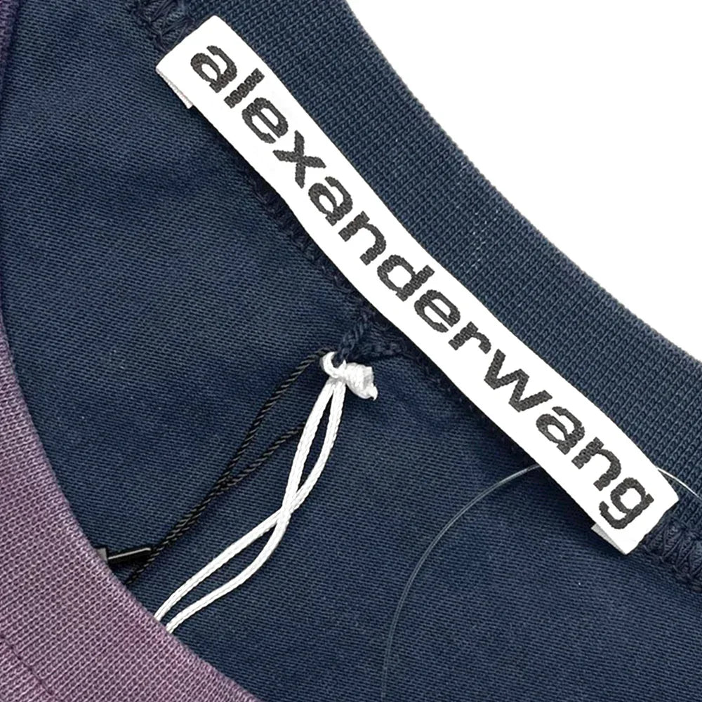 Warp Logo Garment Dye Tee - ALEXANDER WANG - VENTURER