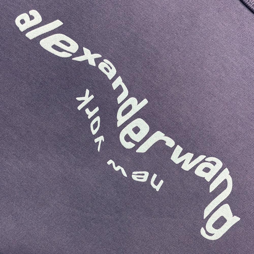 Warp Logo Garment Dye Tee - ALEXANDER WANG - VENTURER