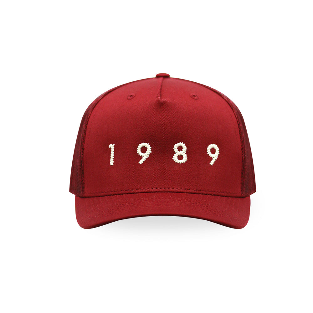 1989 Embroidered Logo Trucker Hat