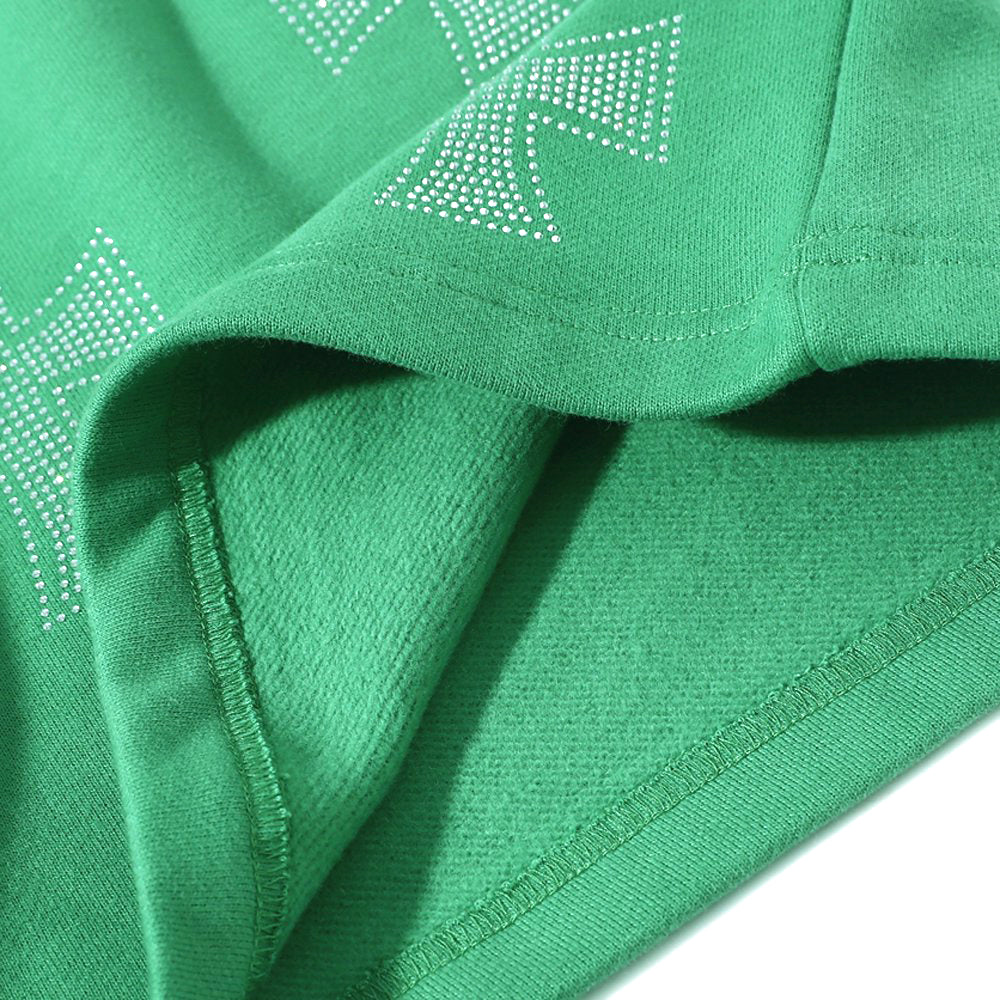 Cross Rhinestone Shorts