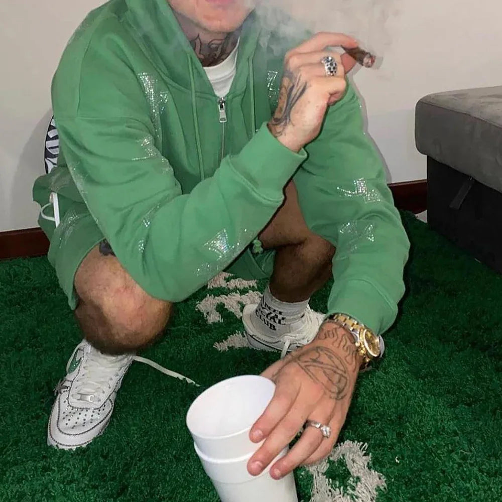 Cross Rhinestone Shorts - UNKNOWN LONDON - VENTURER