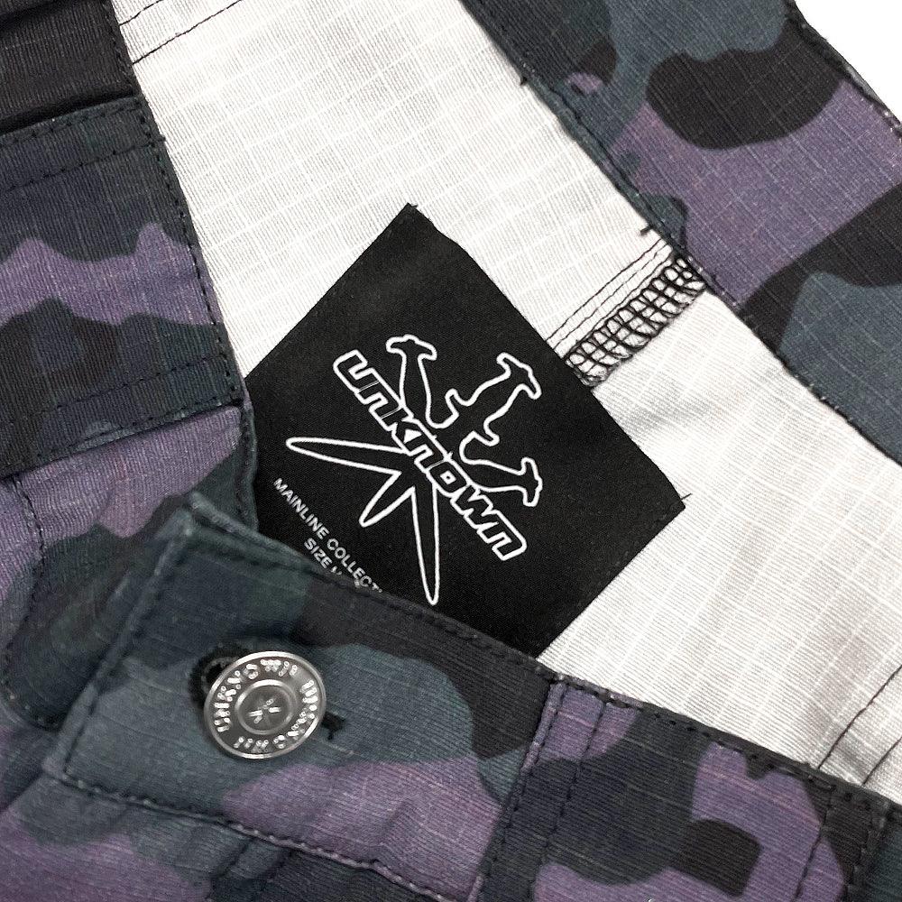 All Over Camo Graphic Cargo Pants - UNKNOWN LONDON - VENTURER