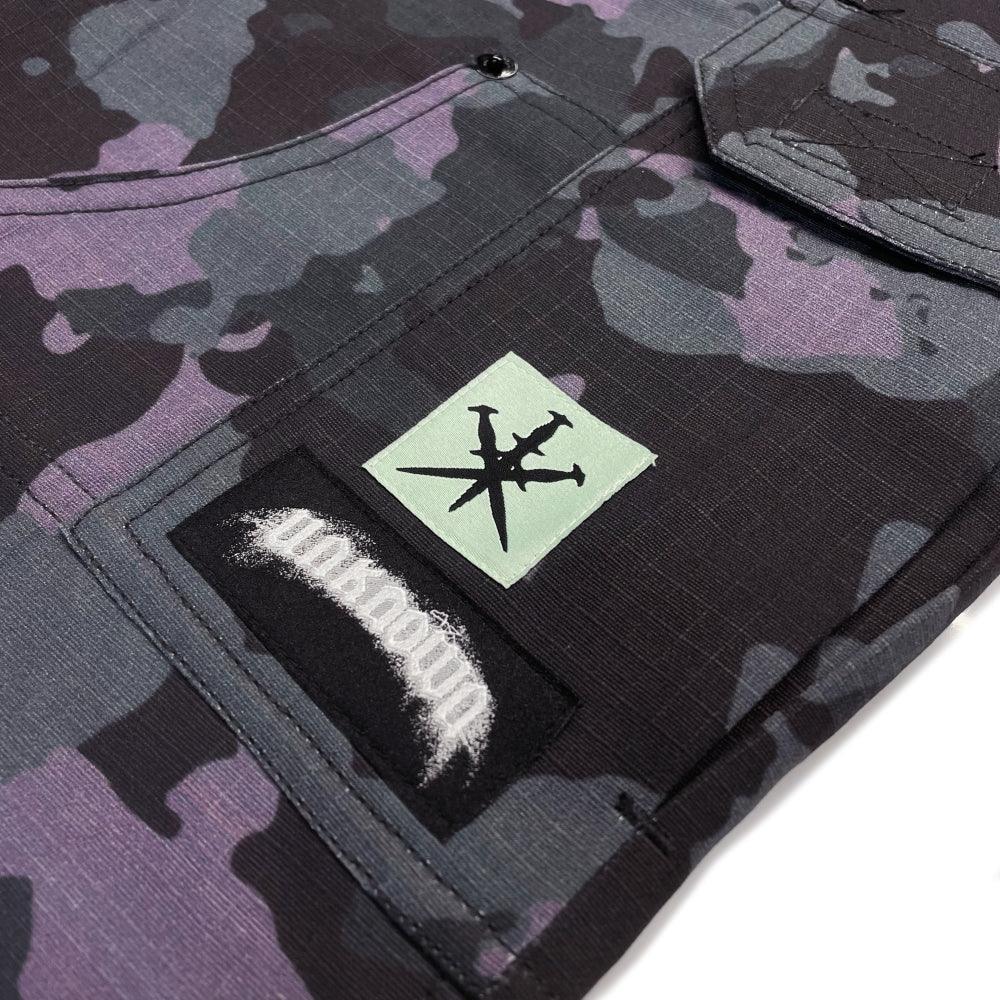 All Over Camo Graphic Cargo Pants - UNKNOWN LONDON - VENTURER