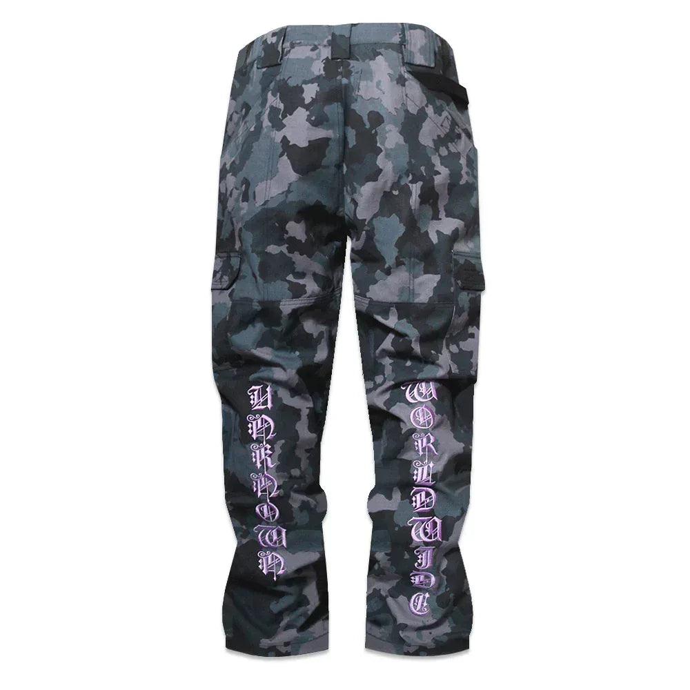 All Over Camo Graphic Cargo Pants - UNKNOWN LONDON - VENTURER
