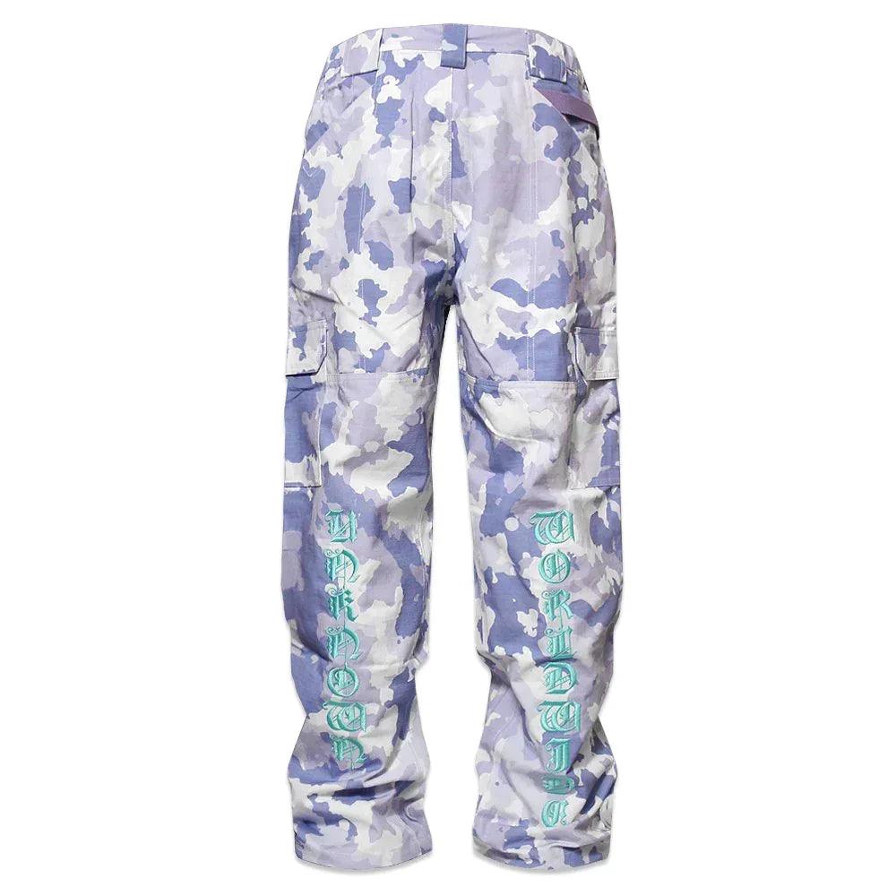 All Over Camo Graphic Cargo Pants - UNKNOWN LONDON - VENTURER