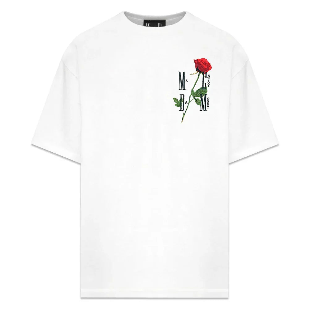 MEDM Embroidery Rose Tee