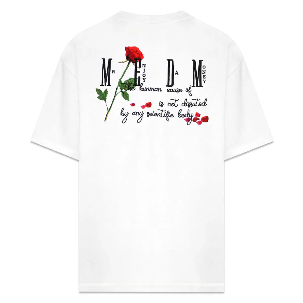 MEDM Embroidery Rose Tee