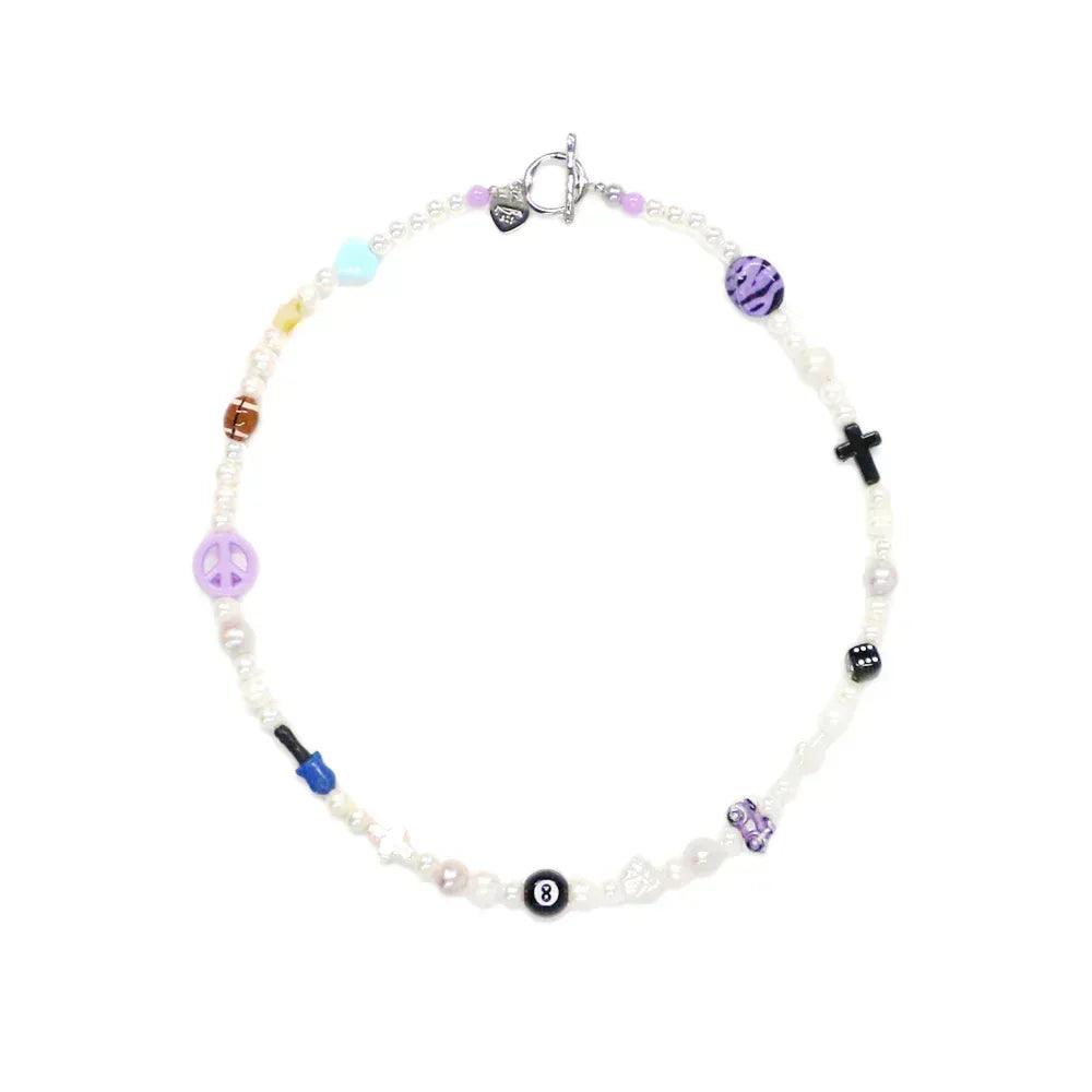 One Of A Kind Pearl+Beads Necklace No.18 - AZS TOKYO - VENTURER