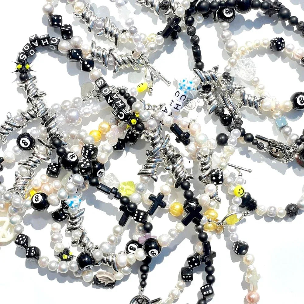 One Of A Kind Pearl+Beads Necklace No.19 - AZS TOKYO - VENTURER