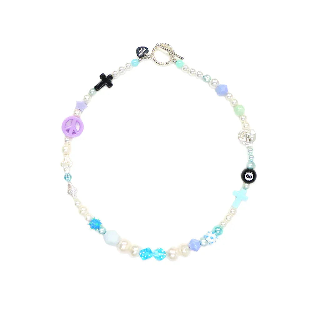 One Of A Kind Pearl+Beads Necklace No.21 - AZS TOKYO - VENTURER