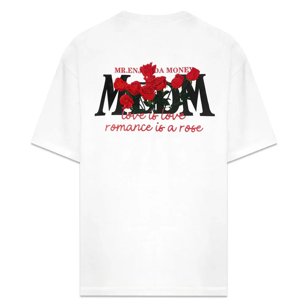 MEDM Rose Embroidery Logo Tee