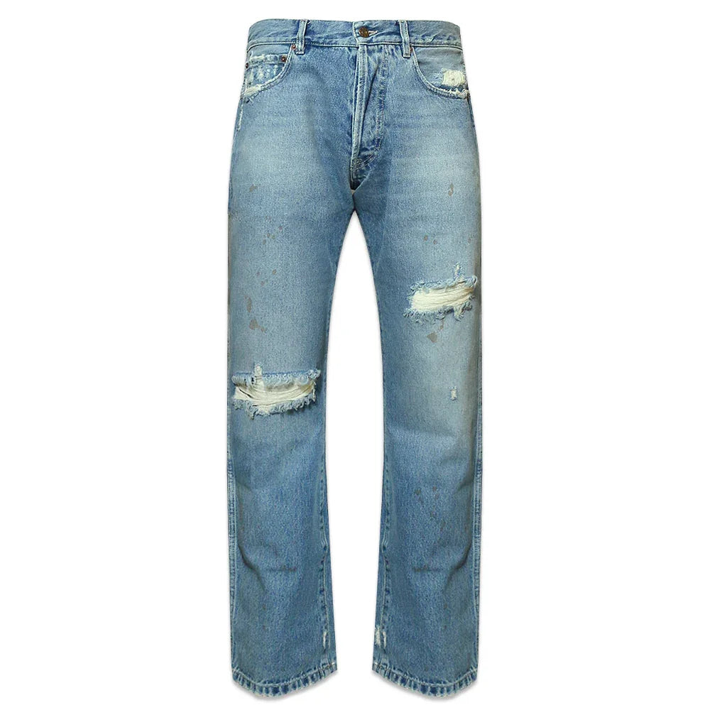 702 Embroidered Logo Denim Jeans - 1989 STUDIO - VENTURER