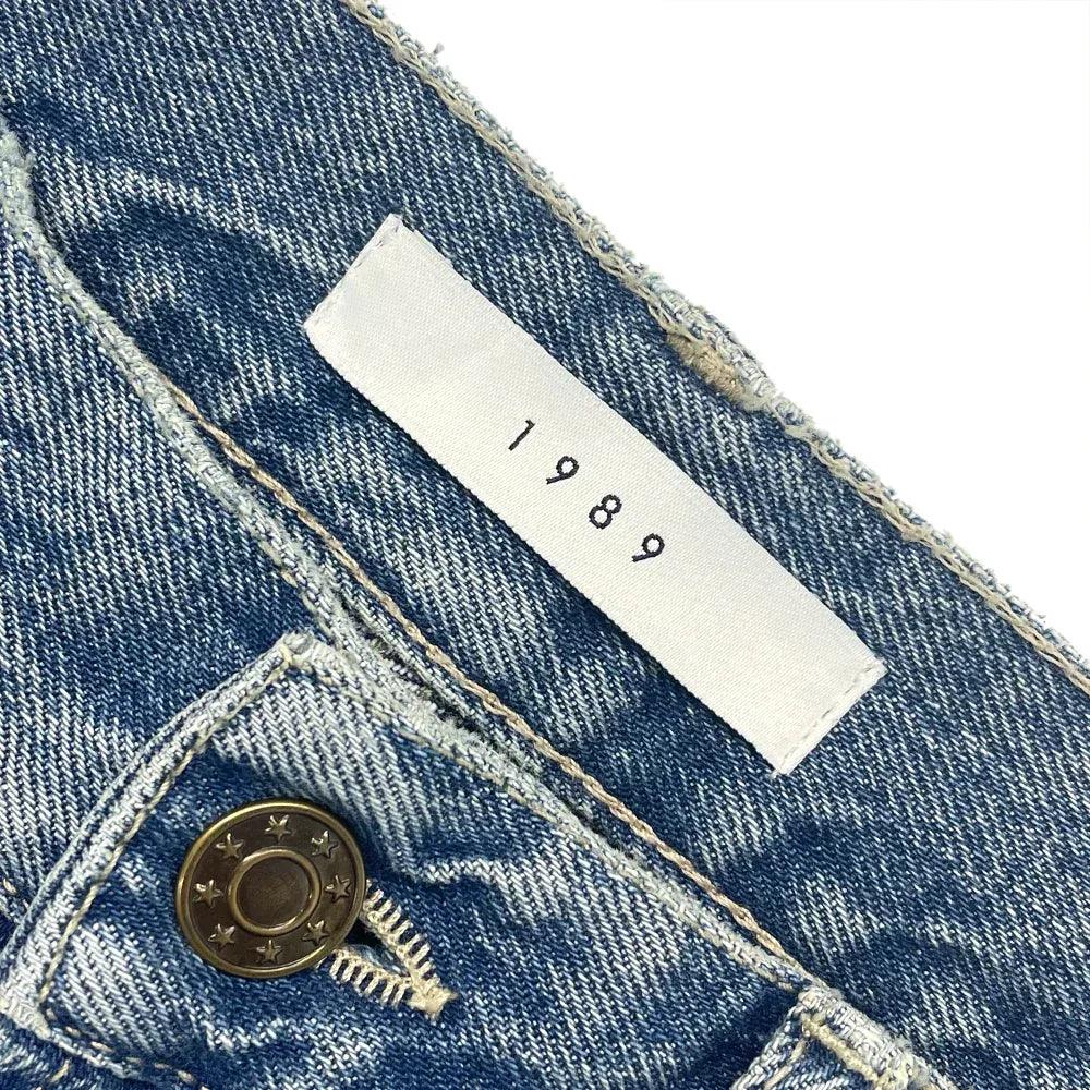 702 Embroidered Logo Denim Jeans - 1989 STUDIO - VENTURER
