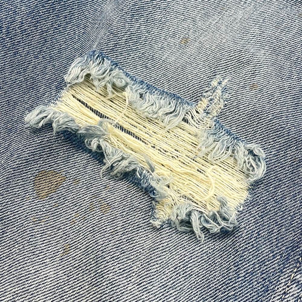 702 Embroidered Logo Denim Jeans - 1989 STUDIO - VENTURER