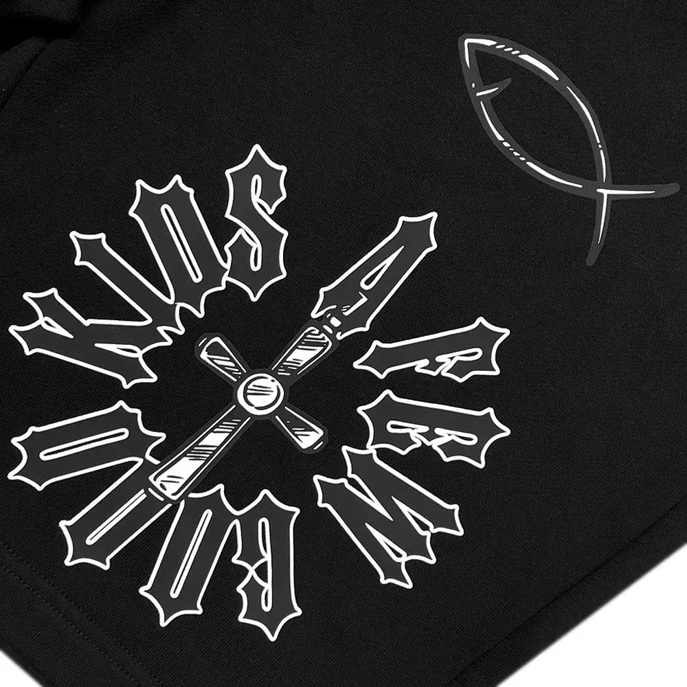 Latin Cross Angel Shorts - A FEW GOOD KIDS - VENTURER