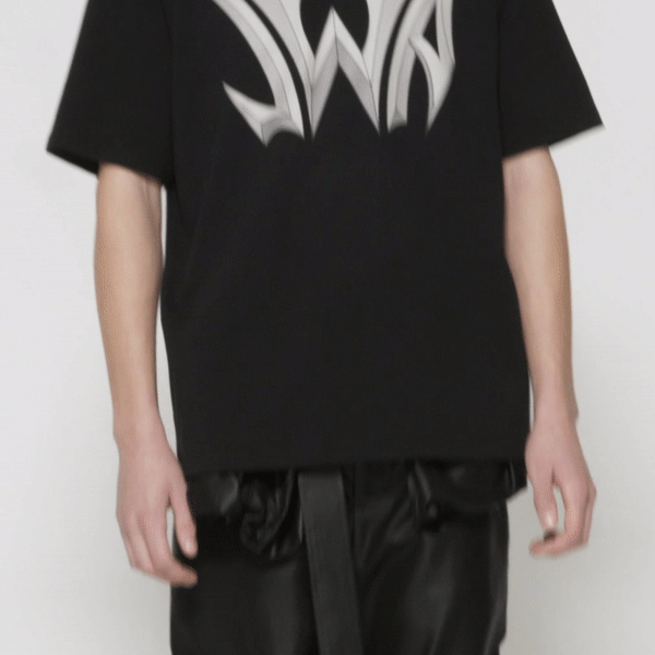 Gothic Logo Oversized T-Shirt