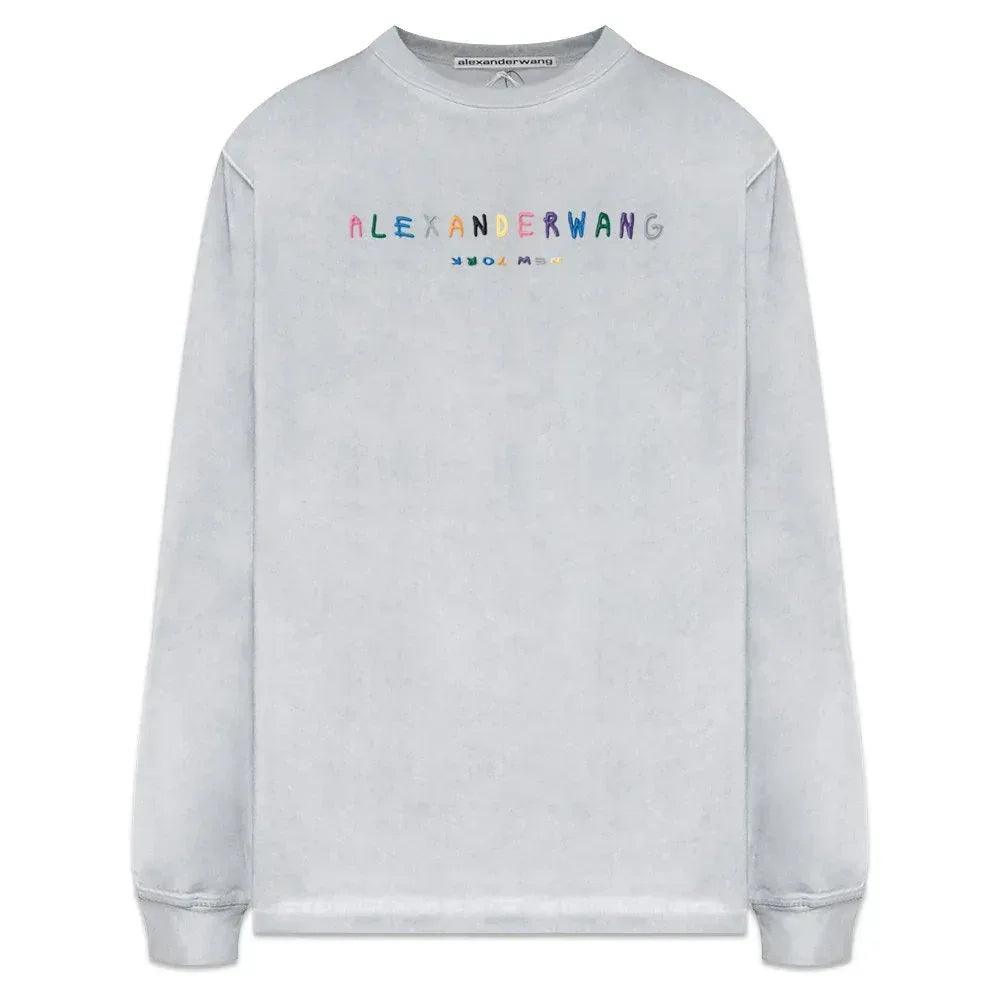 Multicolor Puff Logo LS Tee - ALEXANDER WANG - VENTURER
