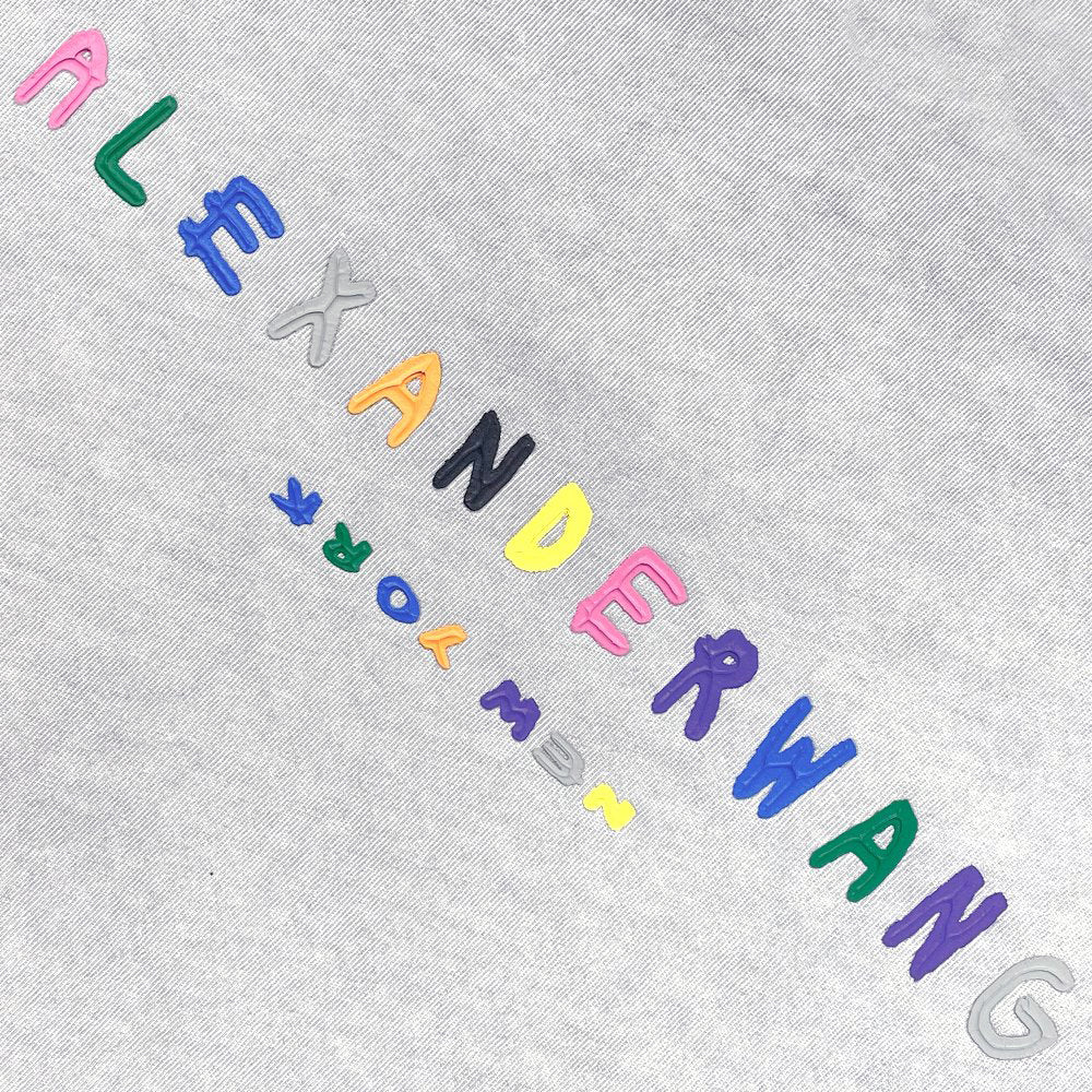Multicolor Puff Logo LS Tee - ALEXANDER WANG - VENTURER