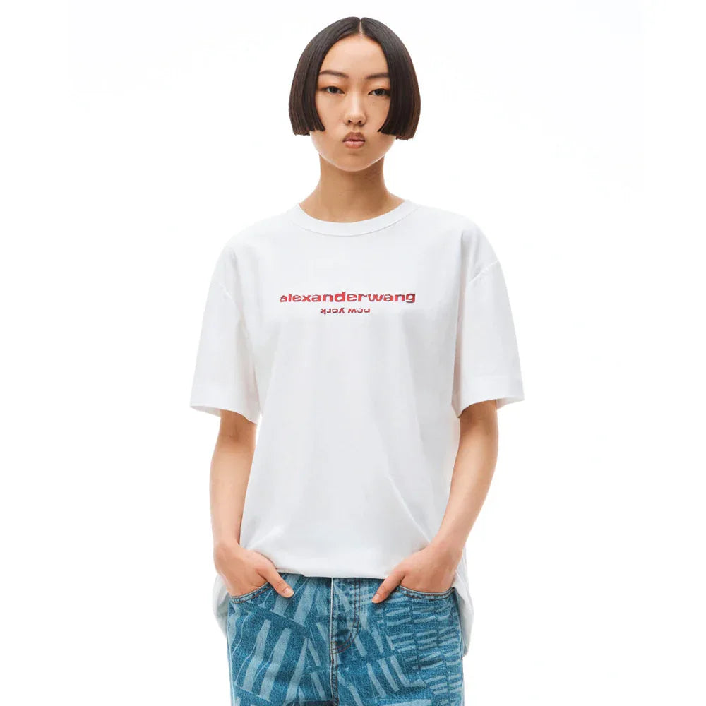 Puff Graphic Logo Tee - ALEXANDER WANG - VENTURER
