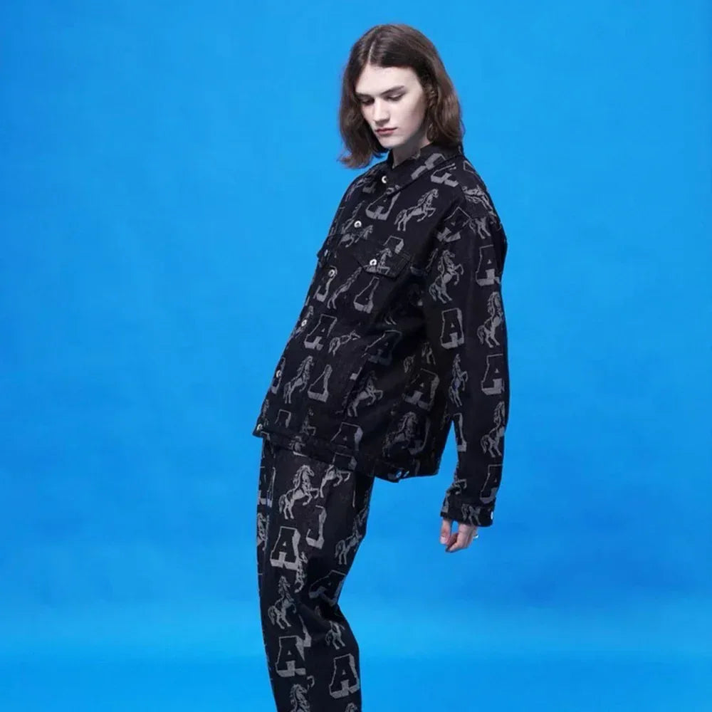 Horse Denim Jacket - A FEW GOOD KIDS - VENTURER