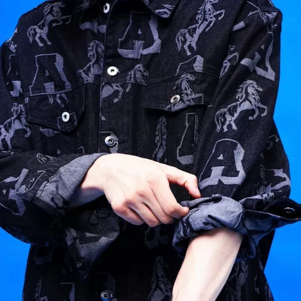 Horse Denim Jacket - A FEW GOOD KIDS - VENTURER
