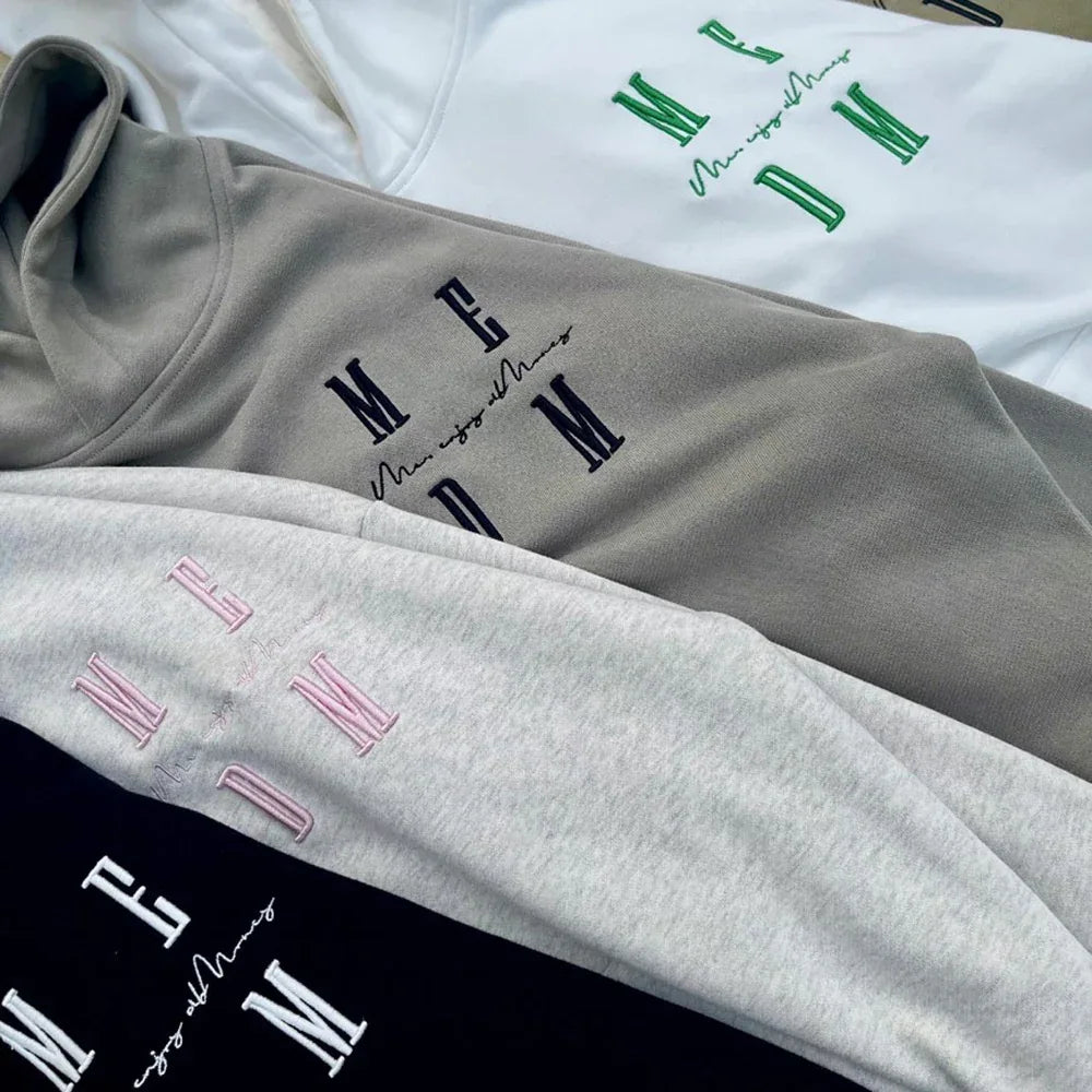 MEDM Basic Embroidered Hoodie