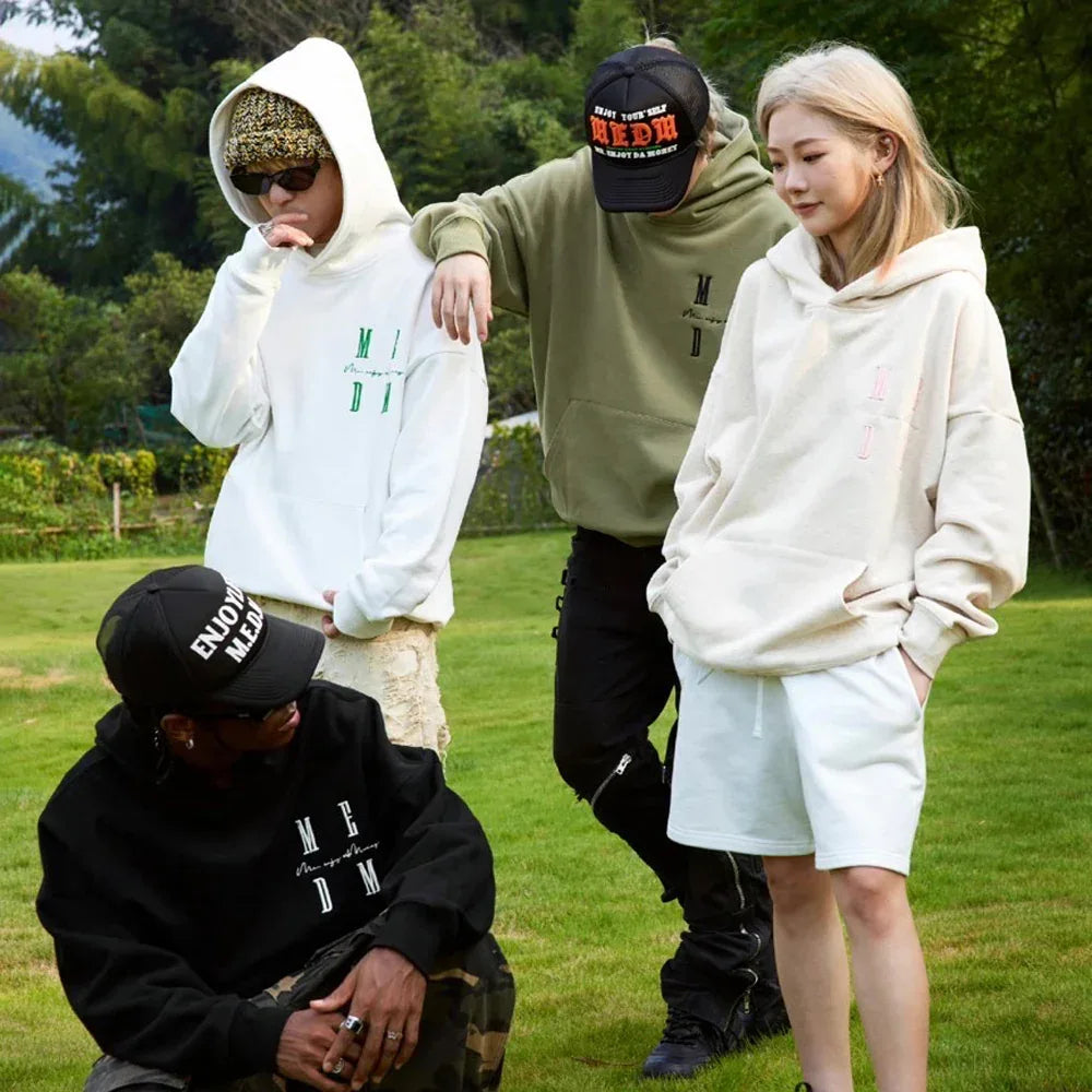 MEDM Basic Embroidered Hoodie