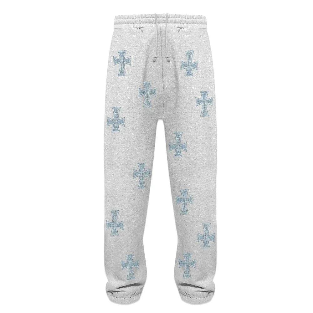 Cross Rhinestone Joggers - UNKNOWN LONDON - VENTURER