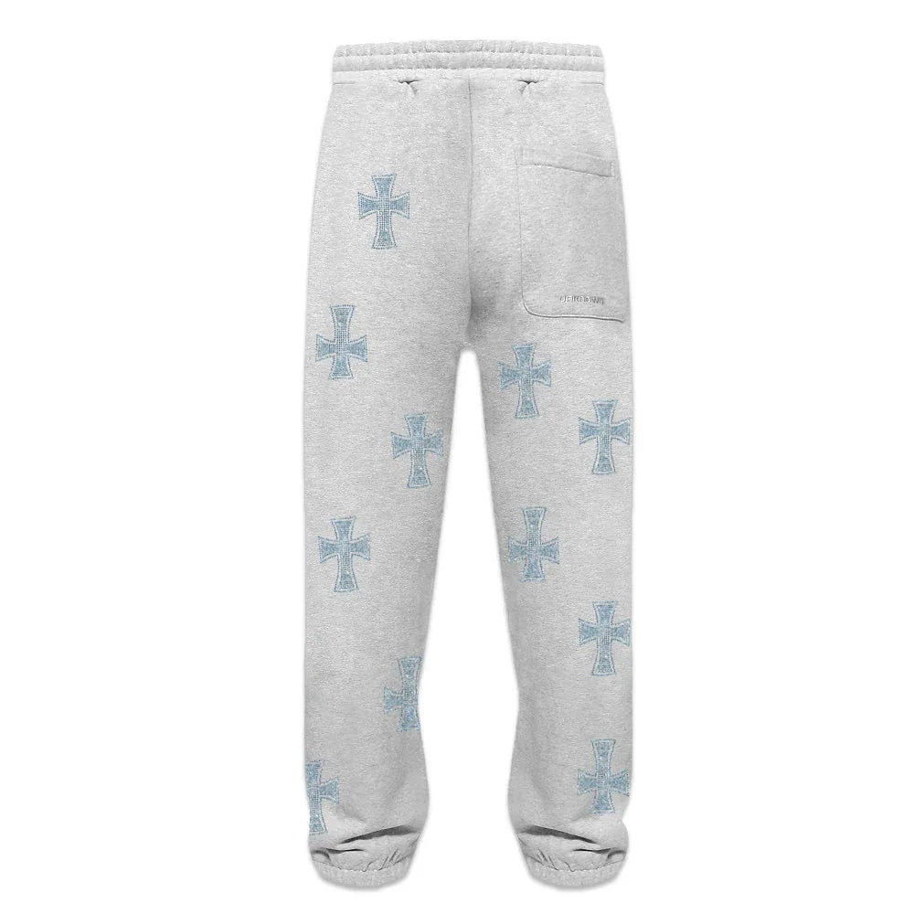 Cross Rhinestone Joggers - UNKNOWN LONDON - VENTURER